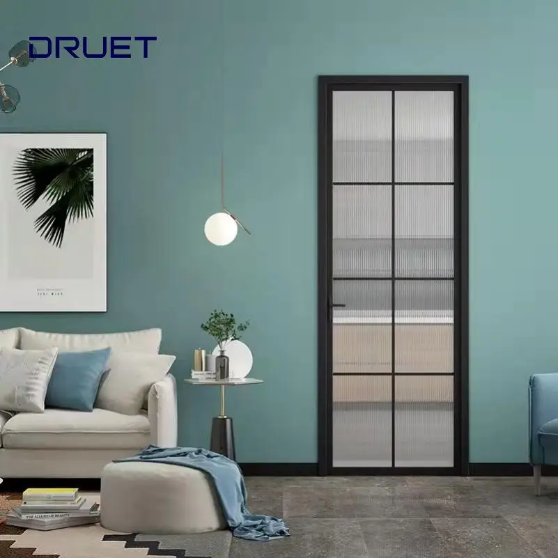 High Quality Extremely Aluminium Slim Narrow Extremely Side Frame Sliding Glass Door For House