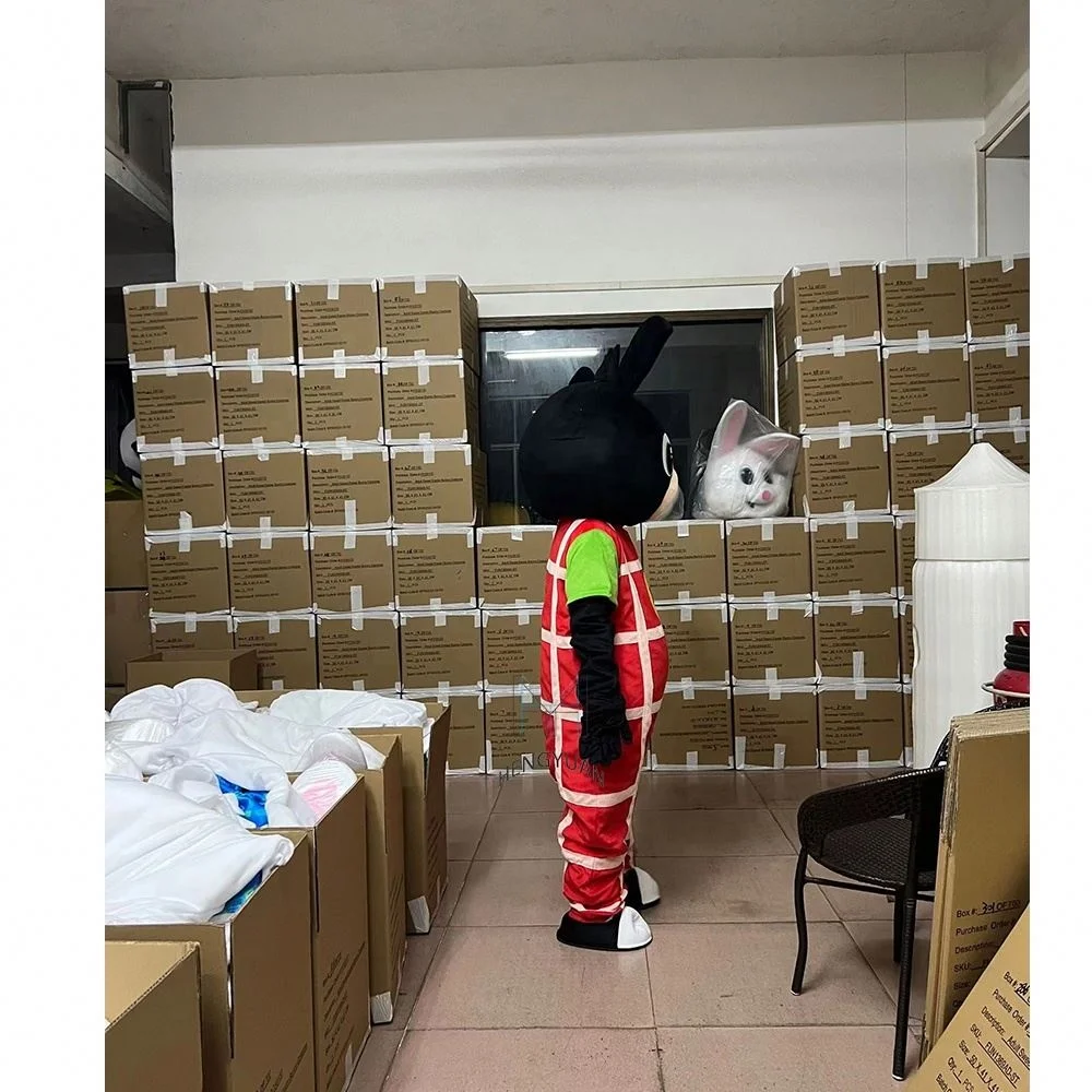 Hengyuan  Life Size Mascot Costume Real Pictures Adult Plush PJ Animal Cartoon Mascot Costume Uniform