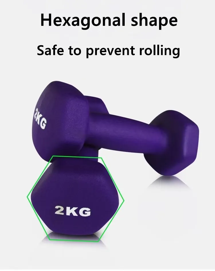 OLLAS Buy Online Gym Workout Sports Training Fitness Equipment Hex Weight Set Dumbbells