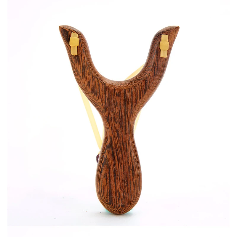 2022 best outdoor shot precise powerful durable rubber band wooden slingshot