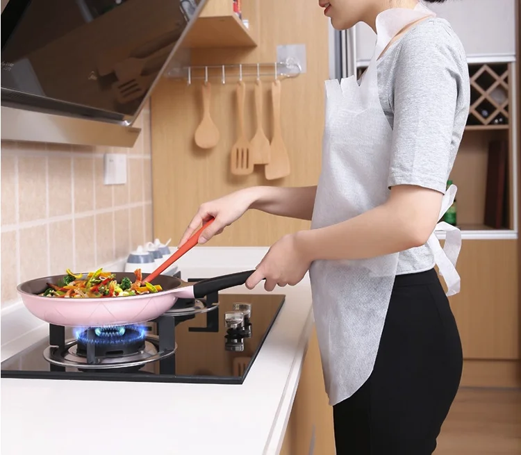 disposable nonwoven kitchen ware non woven fabric for anti-oil fume apron