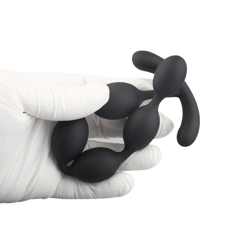 Long Silicone Anal Pull Beads Anal Plugs Anal Dilators Adult Masturbators Sex Toys