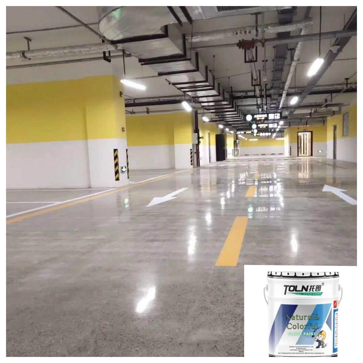 Solvent-free Intermediate Primer Middle Layer Primer Epoxy Resin Floor Coating Paint
