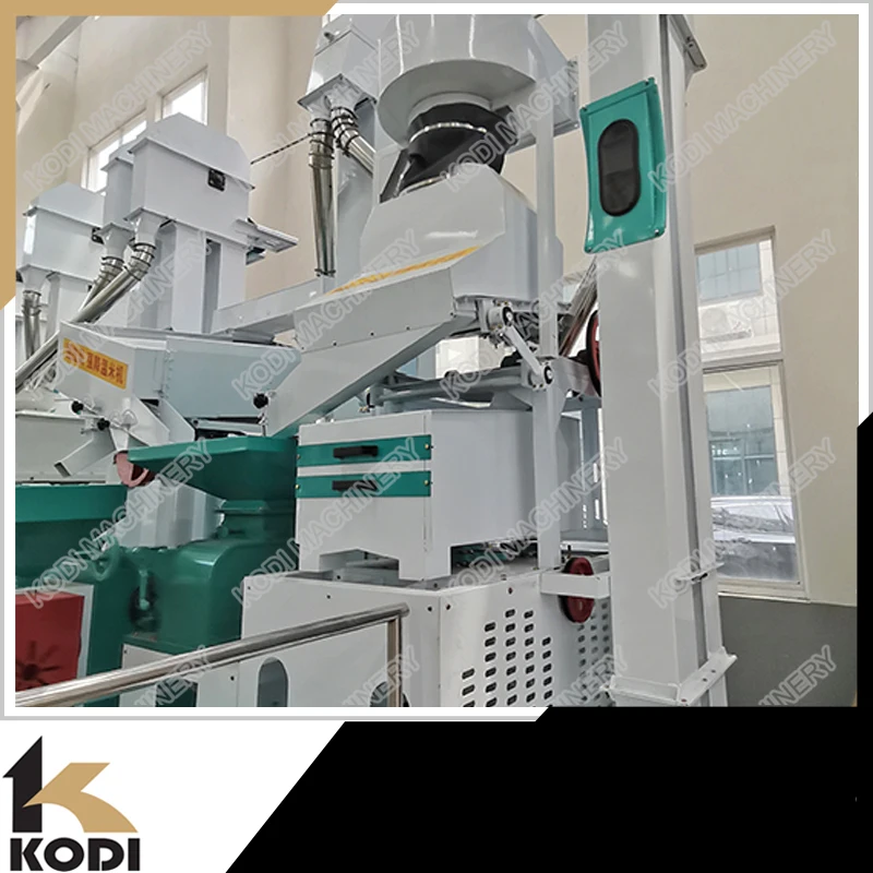 KODI MTP25T Chinese Manufacture Combined Rice Mill Rubber Roll Equipment