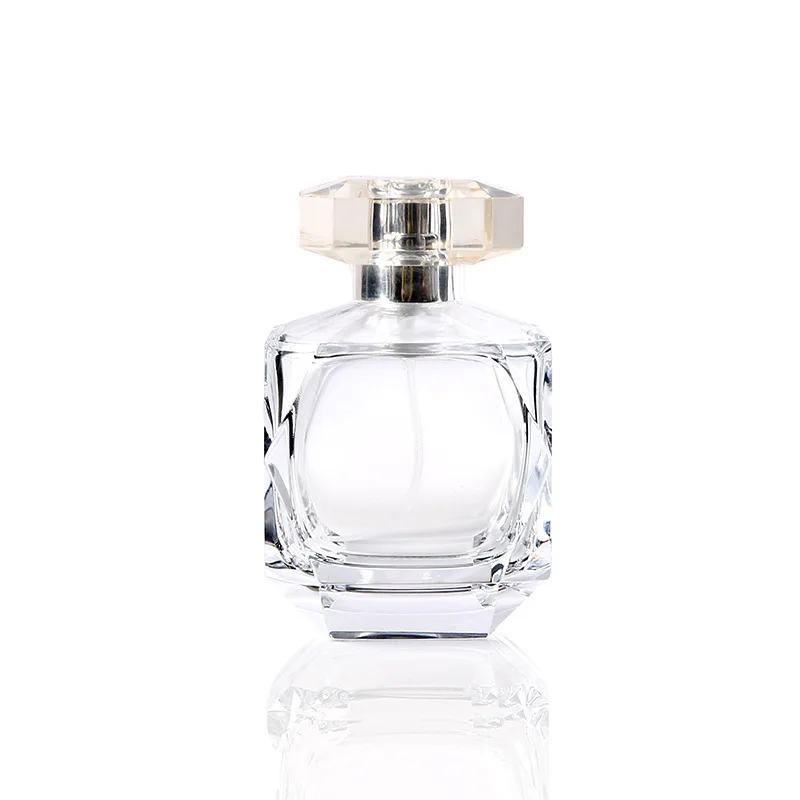 Square perfume bottle  luxury perfume bottle  50ml  100ml  glass perfume bottles