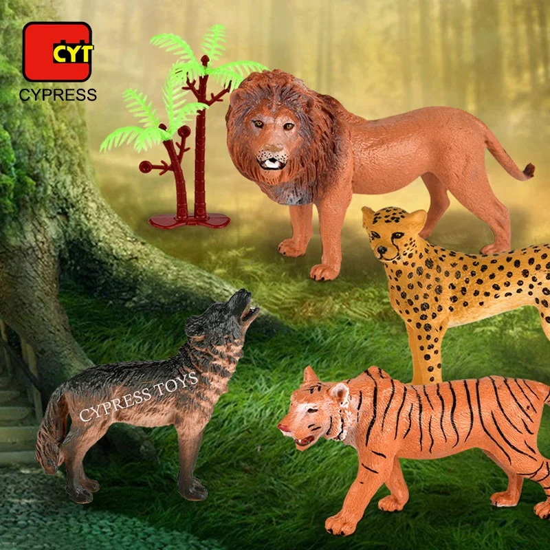 Hot Sale Educational Collect Wild Animal Model Kits Animal Figures Set Souvenir Gift Toy Set