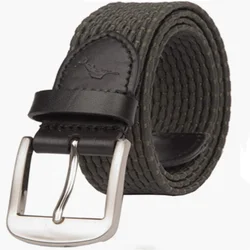 Прямая Заводская поставка производителя может добавить логотип на пояс из искусственной кожи или холста