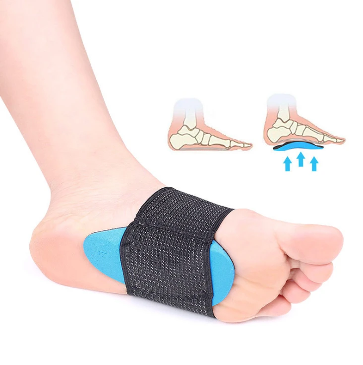 Silicone Elastic Bandage Foot Orthotics Foot Insole Flatfoot And Heart Pad arch support