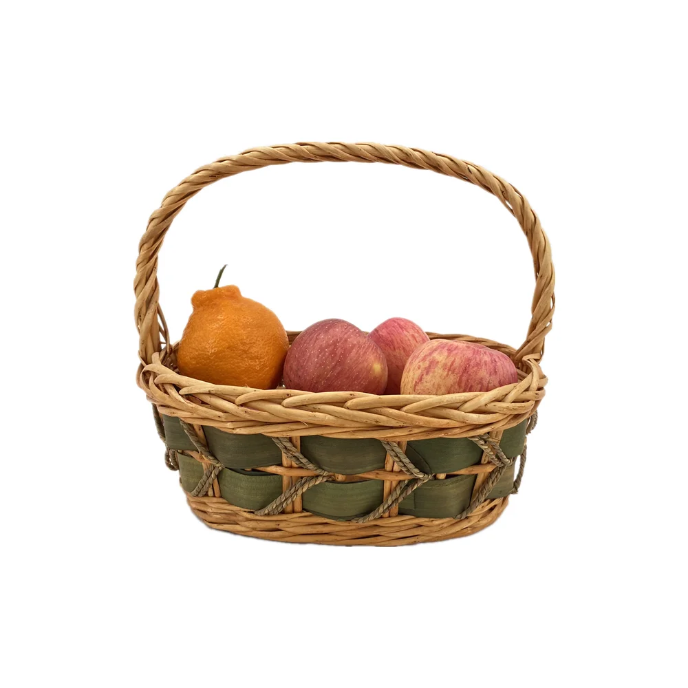 
Luxurious Hamper Outdoor Food Wicker New Design Picnic Basket for Wholesale Love Gift Custom Folk 