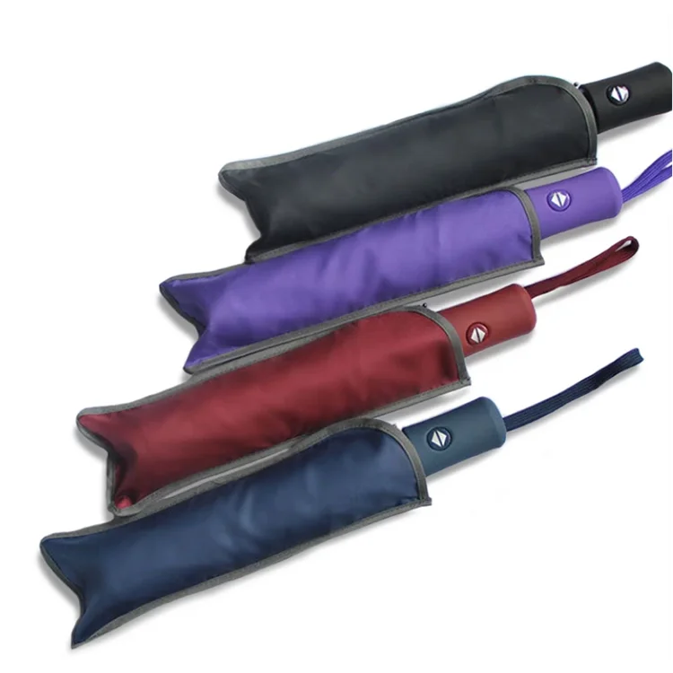 High Quality Chinese Manufacturer Wholesale Custom 3 Folding Automatic Rain Umbrella For Sale