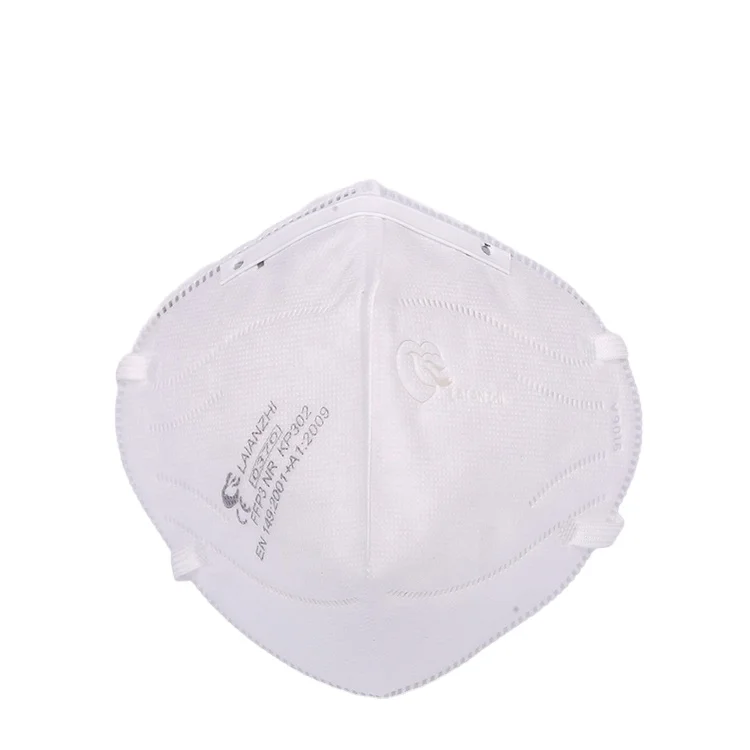LAIANZHI  KP302 4layers FFP3 Disposable  Protective Foldable Mask Headband Without Valve CE High Quality  Comfortable Soft Wear