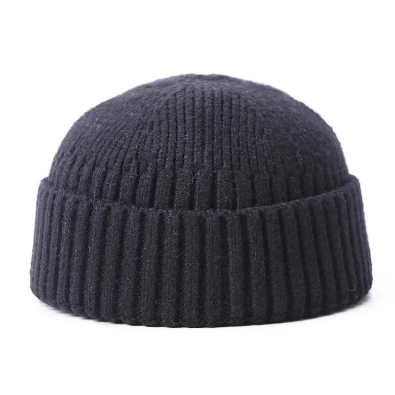 Ready to Ship Winter High Quality Knitted Melon Skin Cap Baby Beanies