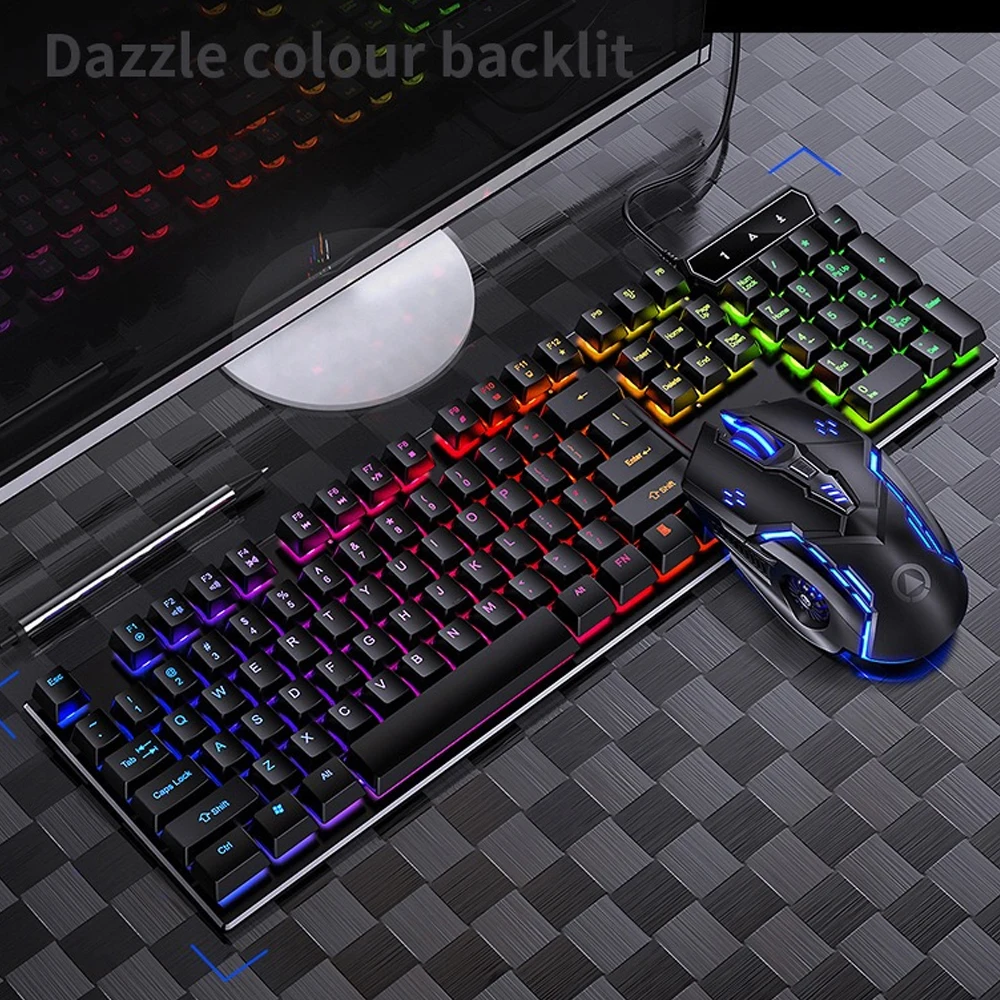  Оригинальная цветная игровая Механическая RGB Беспроводная клавиатура для ноутбука домашнего