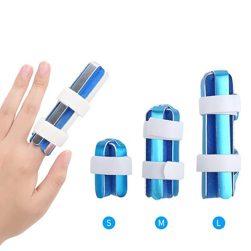 Mallet Aluminum Foam Support Brace Finger Splint Hand Trigger Hand Splint Recovery Injury Pain Bending Deformation Correction