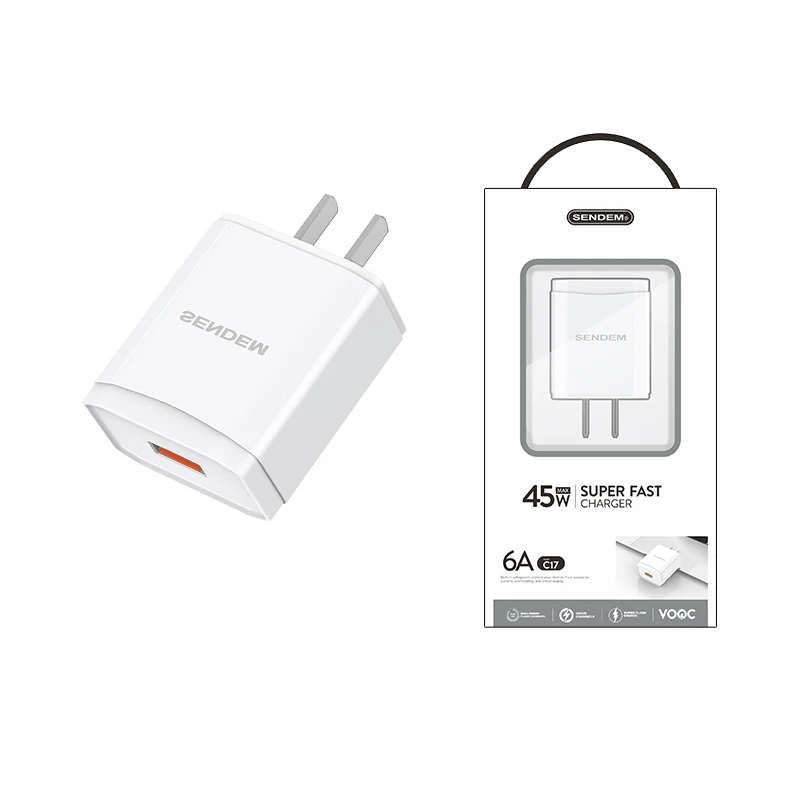 DC4.5V-5A/9V-2.5A/12V-2A AC100-240V  50/60Hz 0.6A Micro Usb Travel Charger With Single Port Usb Wall Charger For Smart Phone
