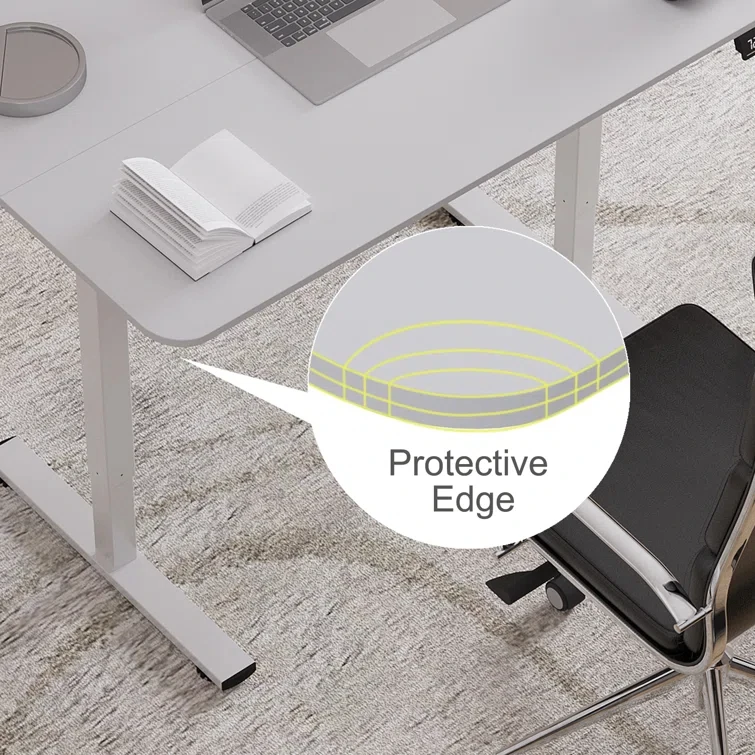 Professional Modern Standing Desk Frame with Lift Motor Bosh Make MDF Material for Office or Living Room Use