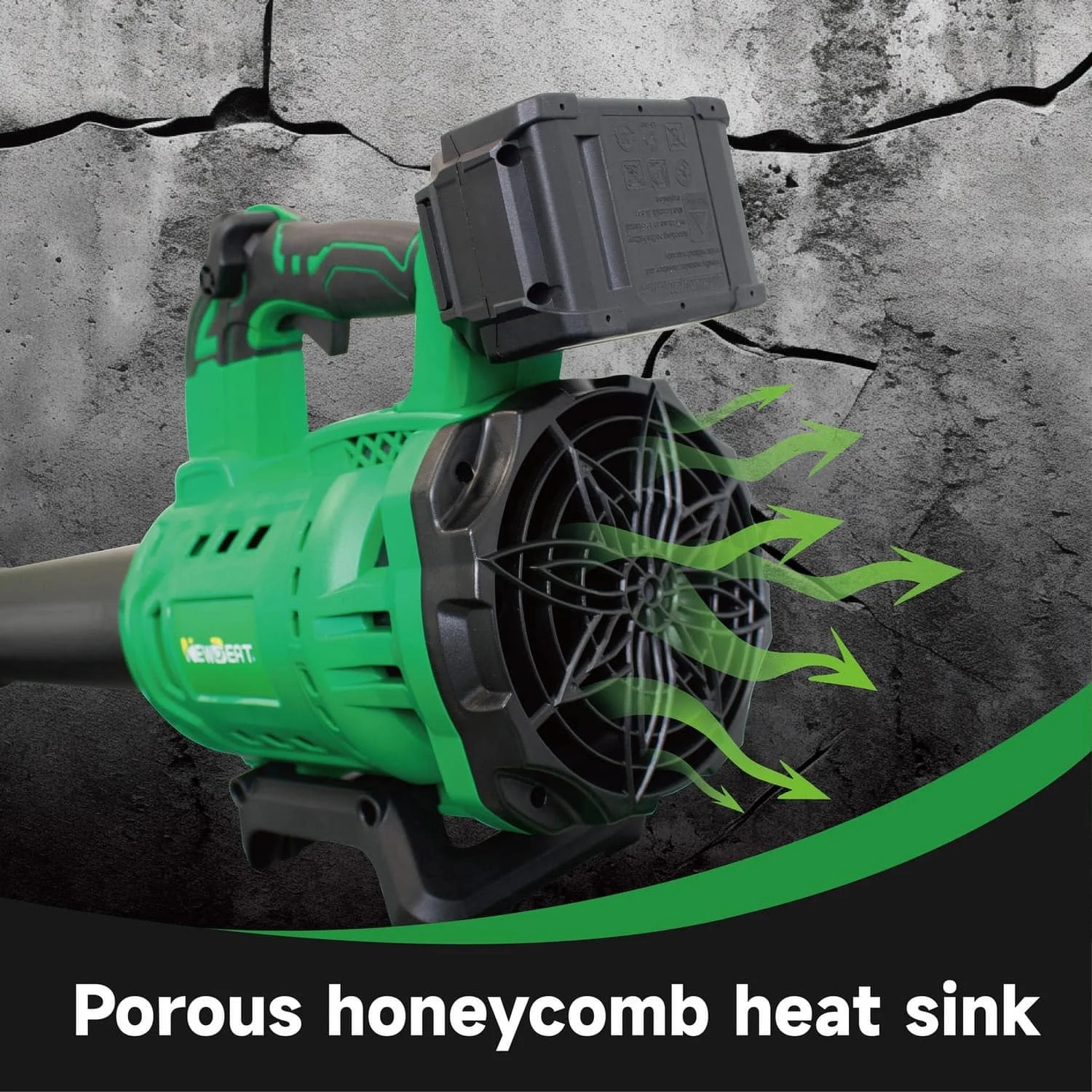 NewBeat Cordless Air Leaf Blower Machine 21V Battery Power Tools Variable Speed Electric Powered Dust Blowers Wholesaler