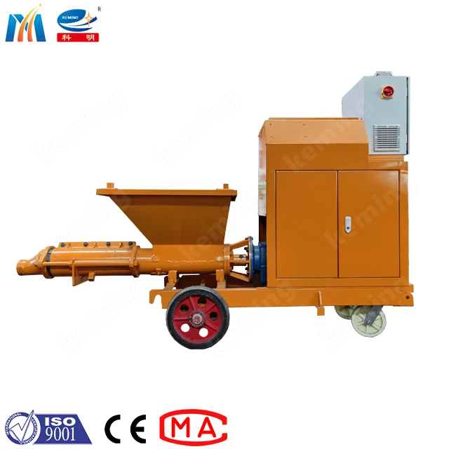 small scale screw wet concrete spraying machines coarse mortar plaster rotor and stator
