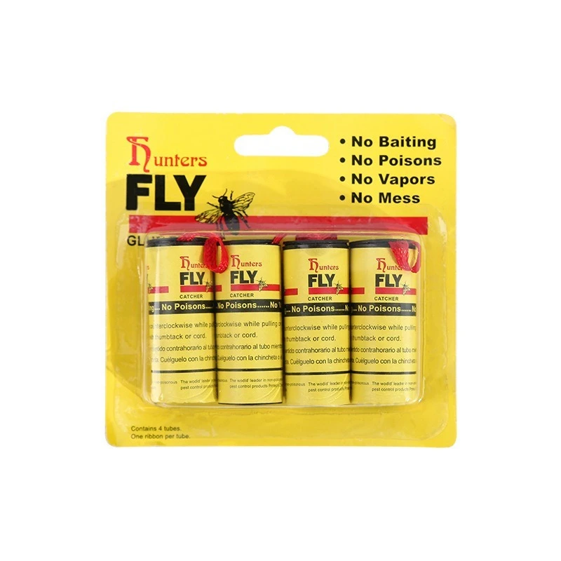 High Efficiency Wholesale Custom Logo Yellow Color Fruit Fly Trap with Pvc Sticker