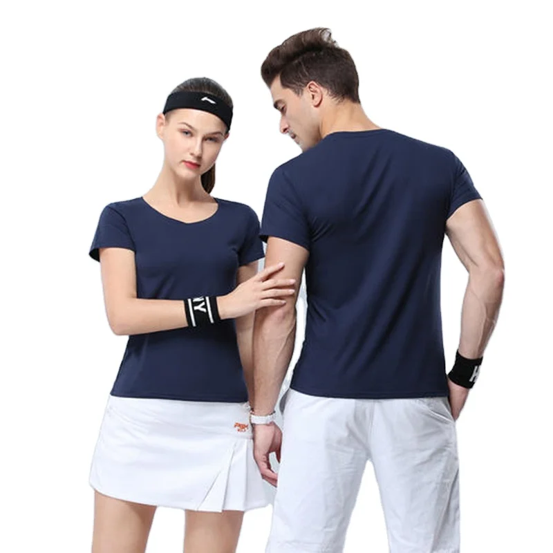 High-end comfortable skin-friendly cotton round collar T-shirts Custom logo printed plain color blank T-shirts for men and women