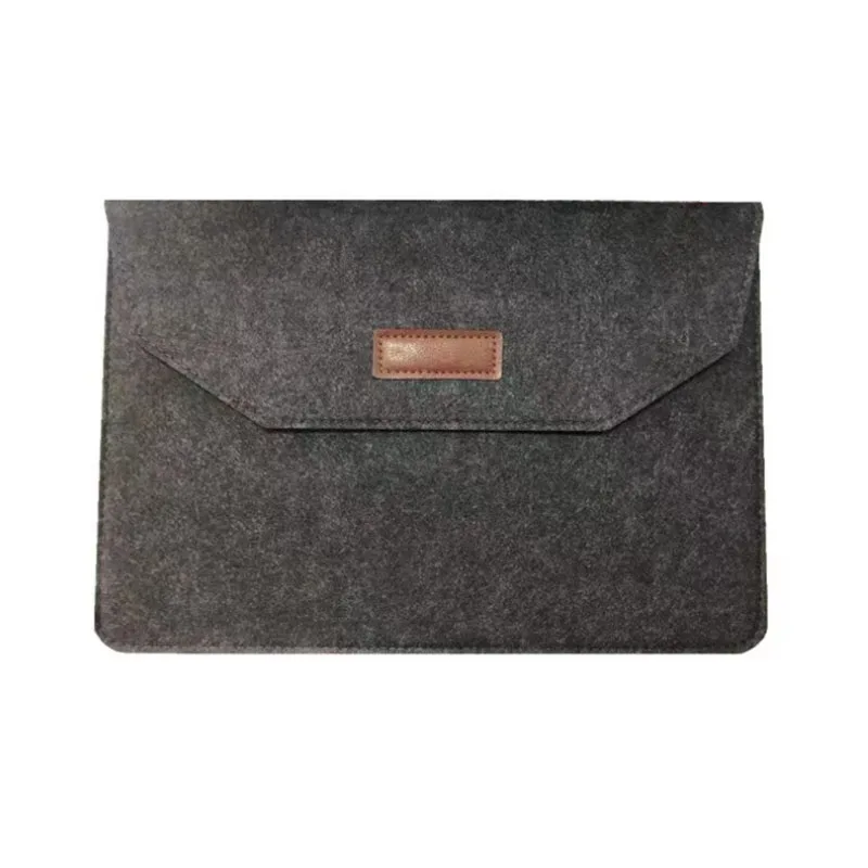 Laptop Bag Sleeve 12 13.3 14 15 16 Inch Non-woven protective cover felt file bag custom felt computer storage bag