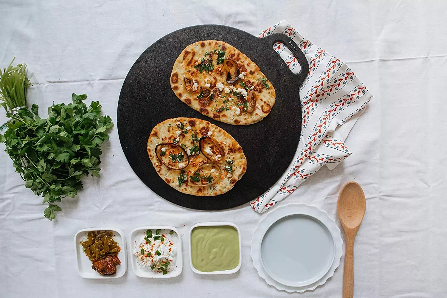 30 CM Non Stick Aluminum Indian Pizza Pan Crepe Arabic Dosa Roti Tawa Pan Wholesale