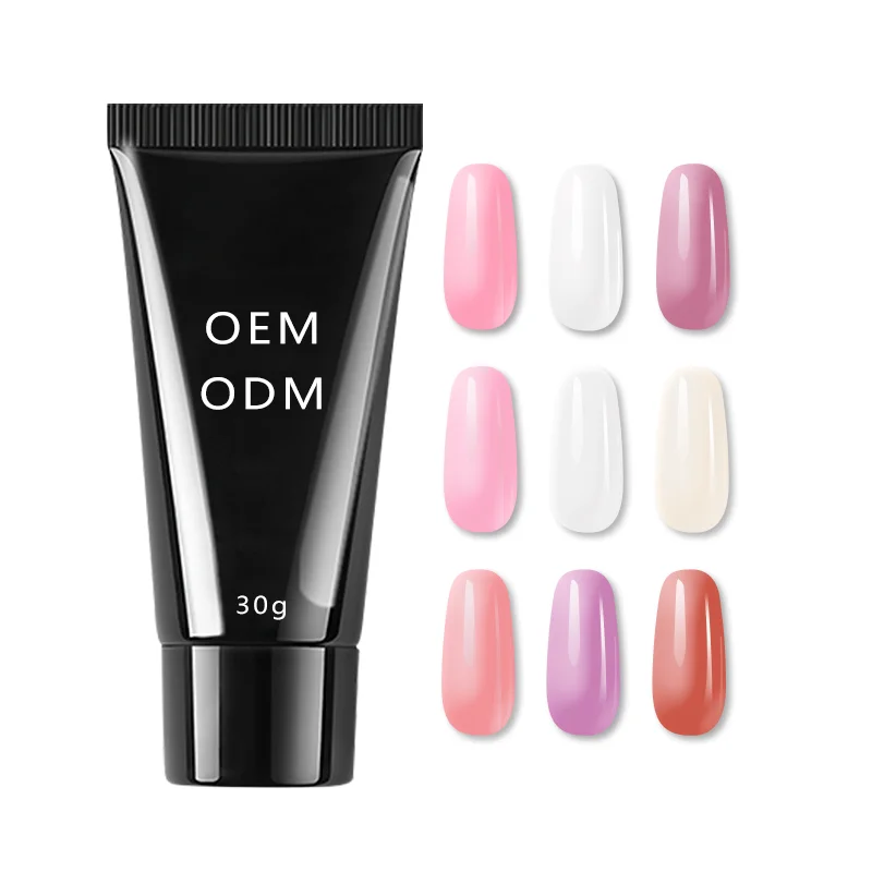 Оптовая продажа с завода FGT, Гель-лак для наращивания ногтей, 30 г, полигель для удаления замачивания
