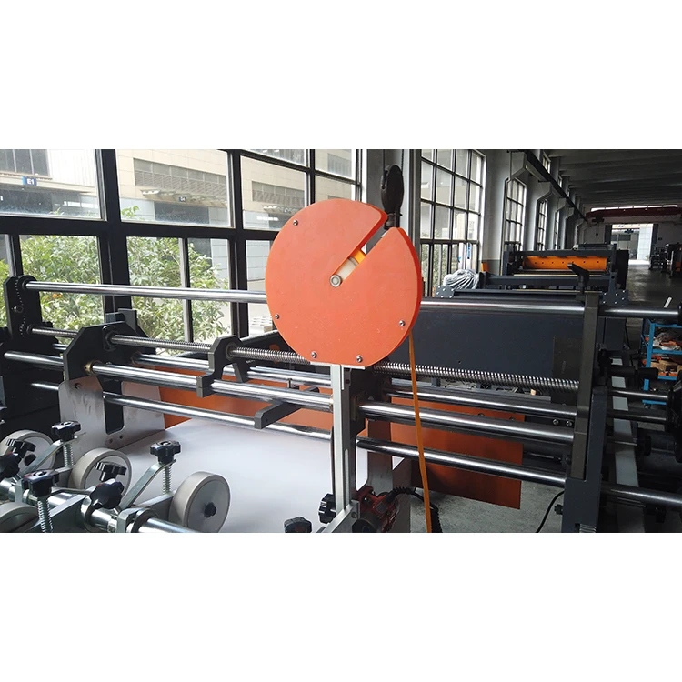 High Speed Servo Control Double Rotary Knife Roll Paper board Sheeter Machine Suppliers