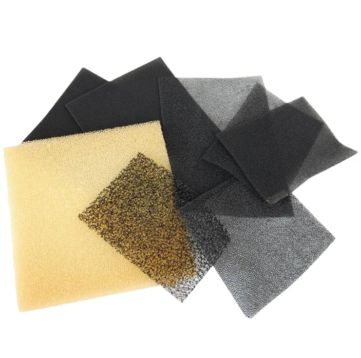 PU reticulated open cell polyurethane material foam filter