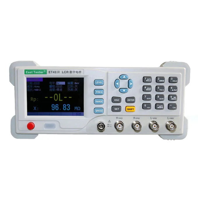 Desktop Digital LCR Meter Bridge 10Hz to 100kHz RS232 Interface