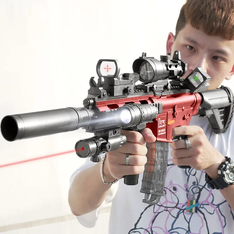 Быстрая доставка большой игрушечный пистолет гель-бластер M416 автоматический гелевый электрический шаровой для взрослых