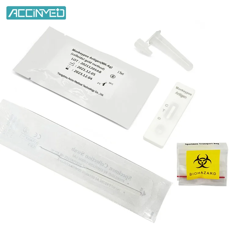 Diagnose Virus Detection Reagent DNA Real-time Rapid Self Test Antigen Monkeypox Cassette Kit
