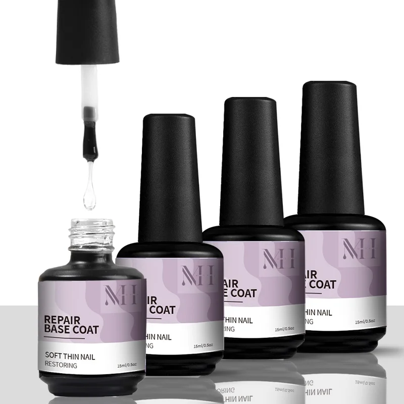 2024 HEMA FREE Professional Nails Gel Polish Base And Top 1kg Strong Base Coat Bulk