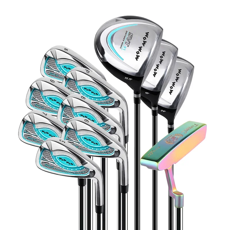Golf Clubs Set 11pcs OEM Golf Club for Men and Women Colorful Custom Logo Golf Clubd Full Complete Set