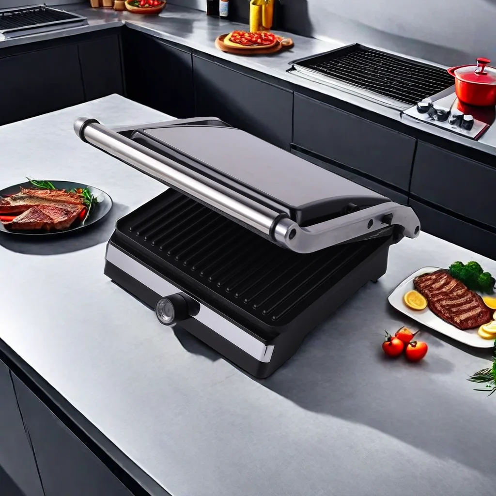 New Design Control Temperature OIL DRIP  DESIGN Mini Pancake Maker multi-function electric griddle grill