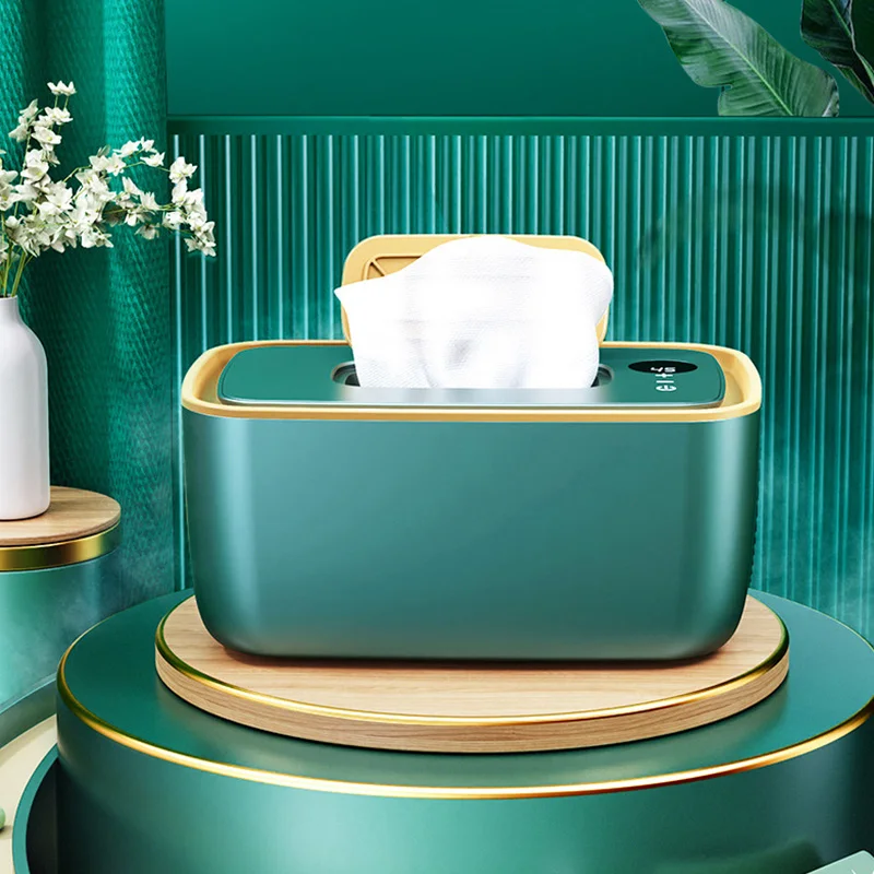 SUNNUO Hot Baby Wipe Warmer Wet Wipe Heater with Night Light Temperature Display for Home Use portable