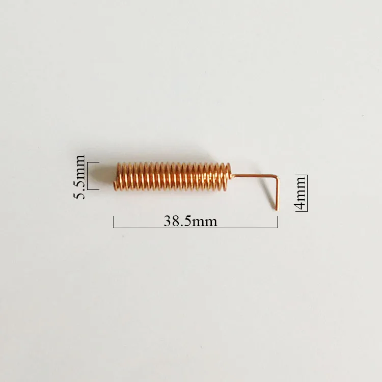 433.92mhz internal spring antenna copper solder 433Mhz Spiral antenna 34mm long helical wireless module inner antenna