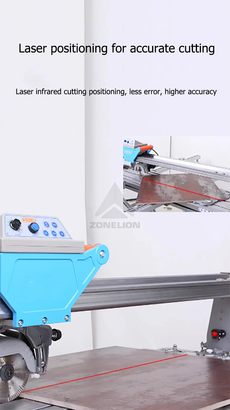 QXZ-ZD800 QXZ-ZD 1000 QXZ-ZD 1200 QXZ-ZD 1800 QXZ-ZD 2460 Semi Automatic Manual Tile Cutter Saw For Stone Marble Ceramic