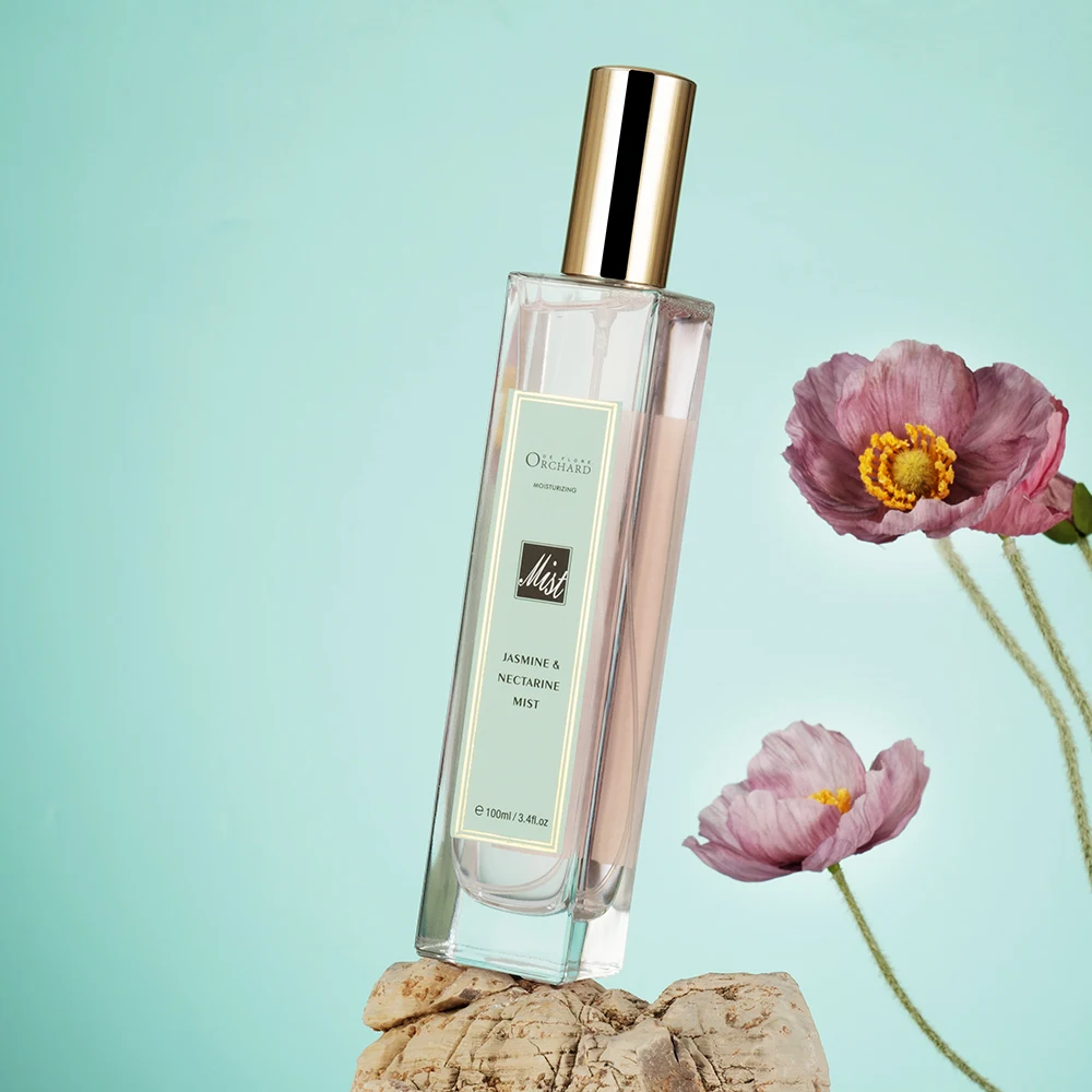 Wholesale High Quality 100ml Body Mist Jasmine Nectarine Skin Hydration And Repair Body Mist Spray