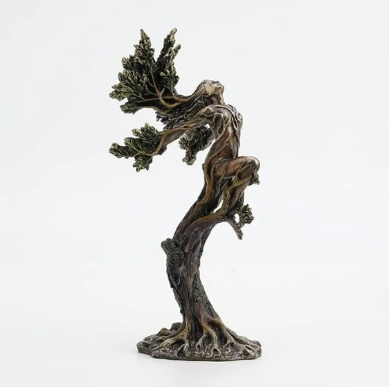 Resin Forest Nymph Element Cold cast bronze statues Fantasy Collection figurines for home decoration