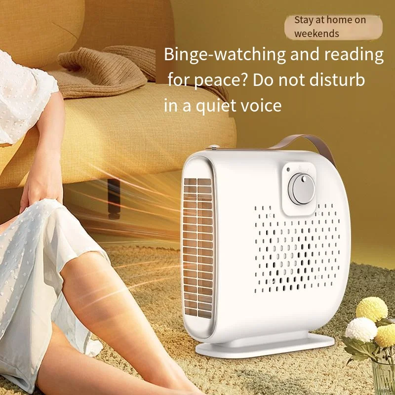 High quality mini energy saving electric heater home quiet electric heater office can stand and lie fast heating fan wholesale