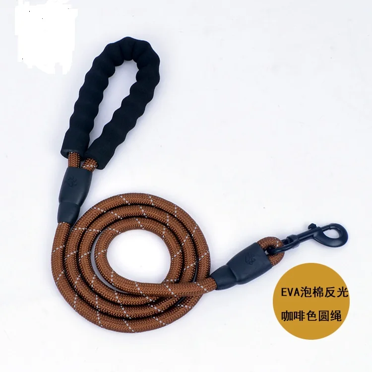 EVA Foam Handle Nylon Reflective Traction Round Rope
