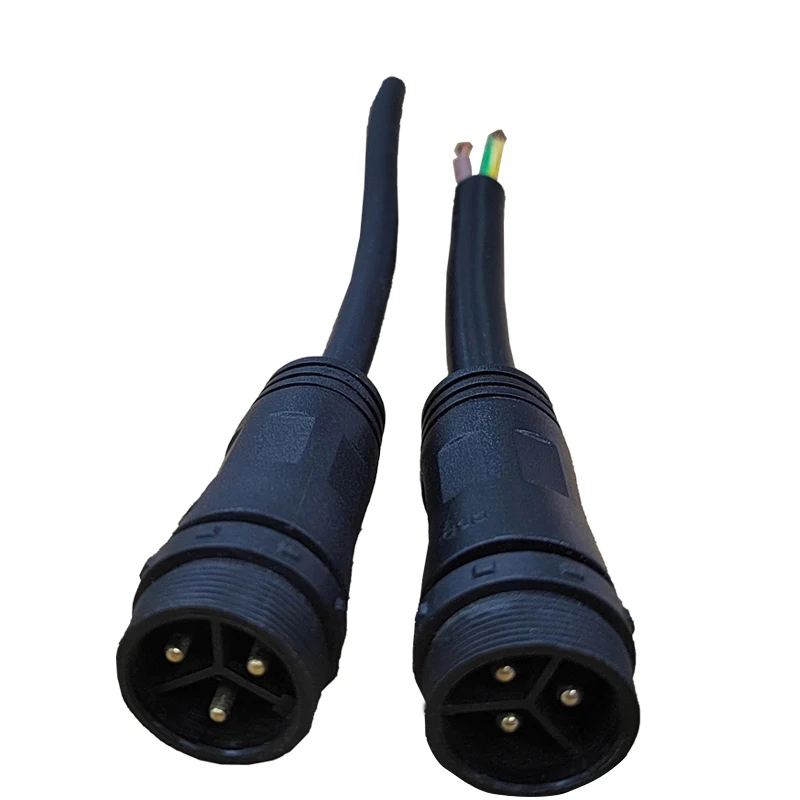 OEM IP67 M16 пластиковый 2 3 4 5 6 8 контактный полюсный разъем светодиодный светильник Электрический водонепроницаемый кабель
