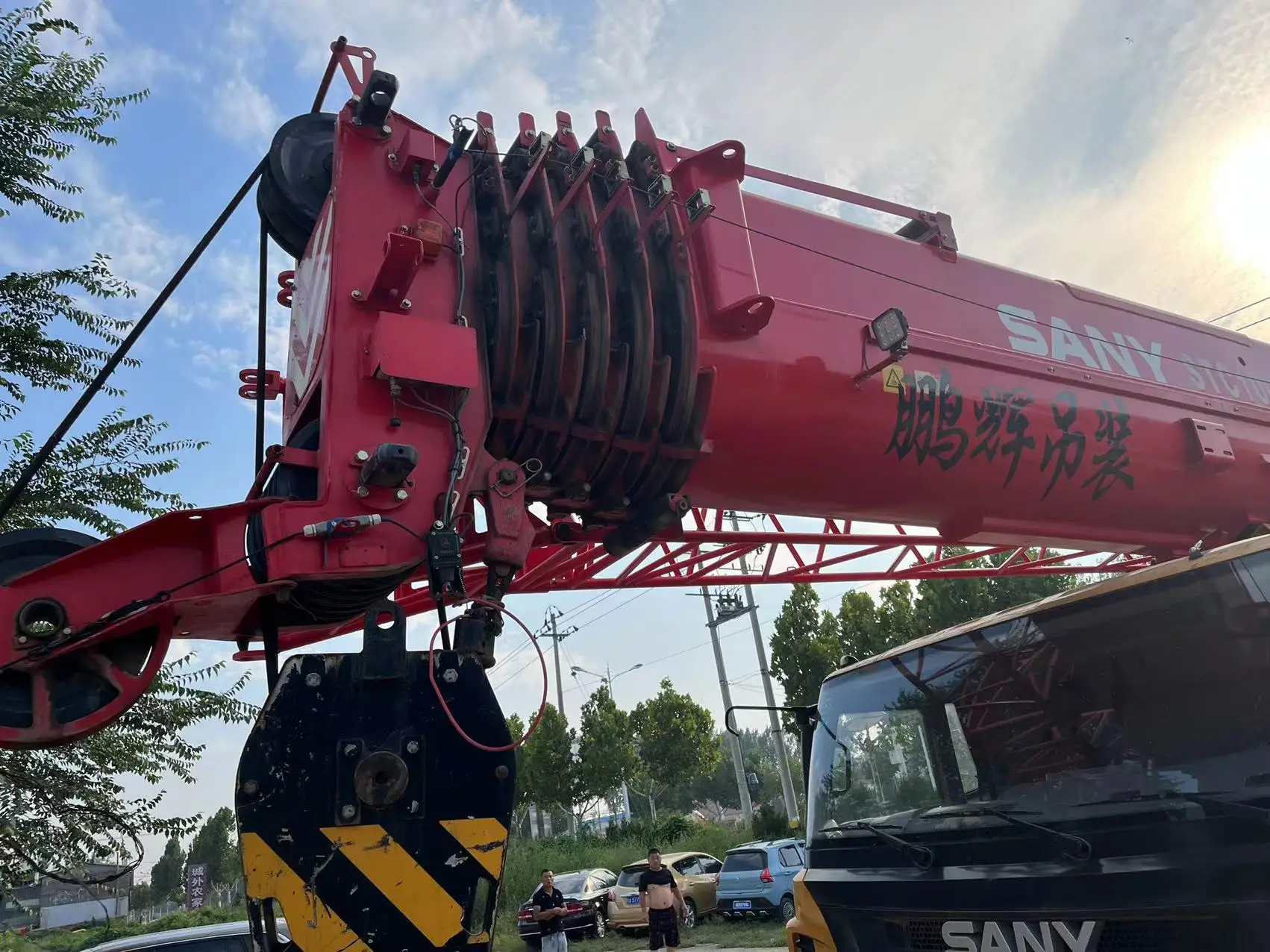 Original 2020year SANY STC750T6  STC800T5 STC800T6 used 75ton 80TON crane for sale 70ton 75ton 80ton crane