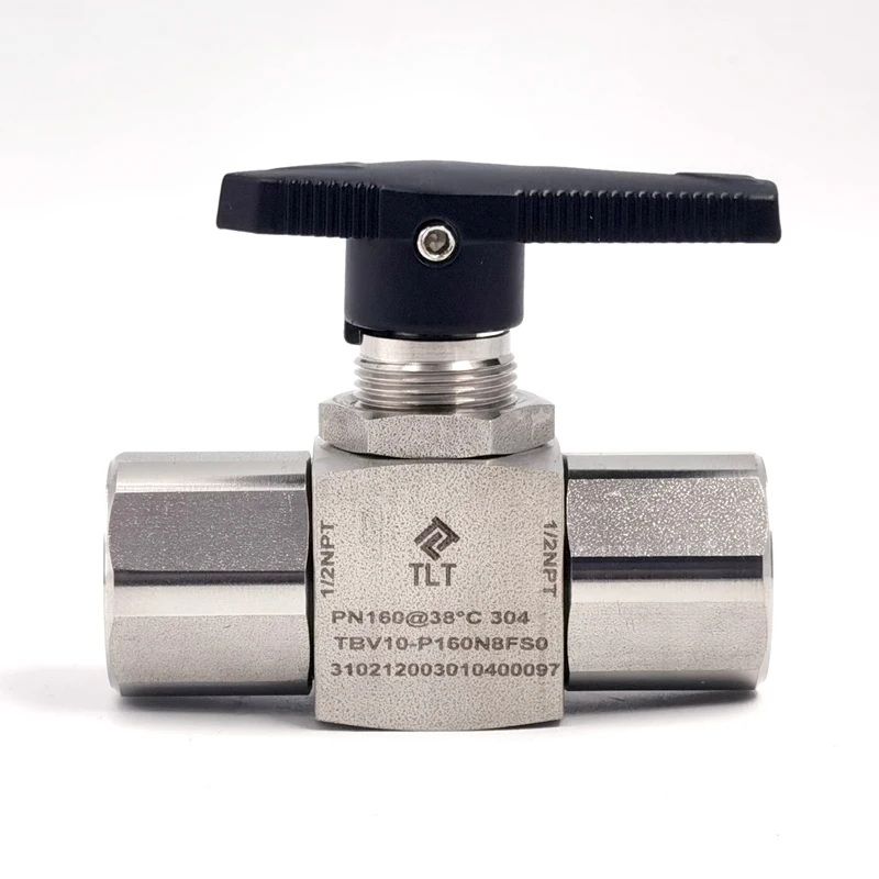 China supplier 3000 PSI Stainless steel hydraulic Ball Valve Seat PTFE Female straight thread cf8m ball valve