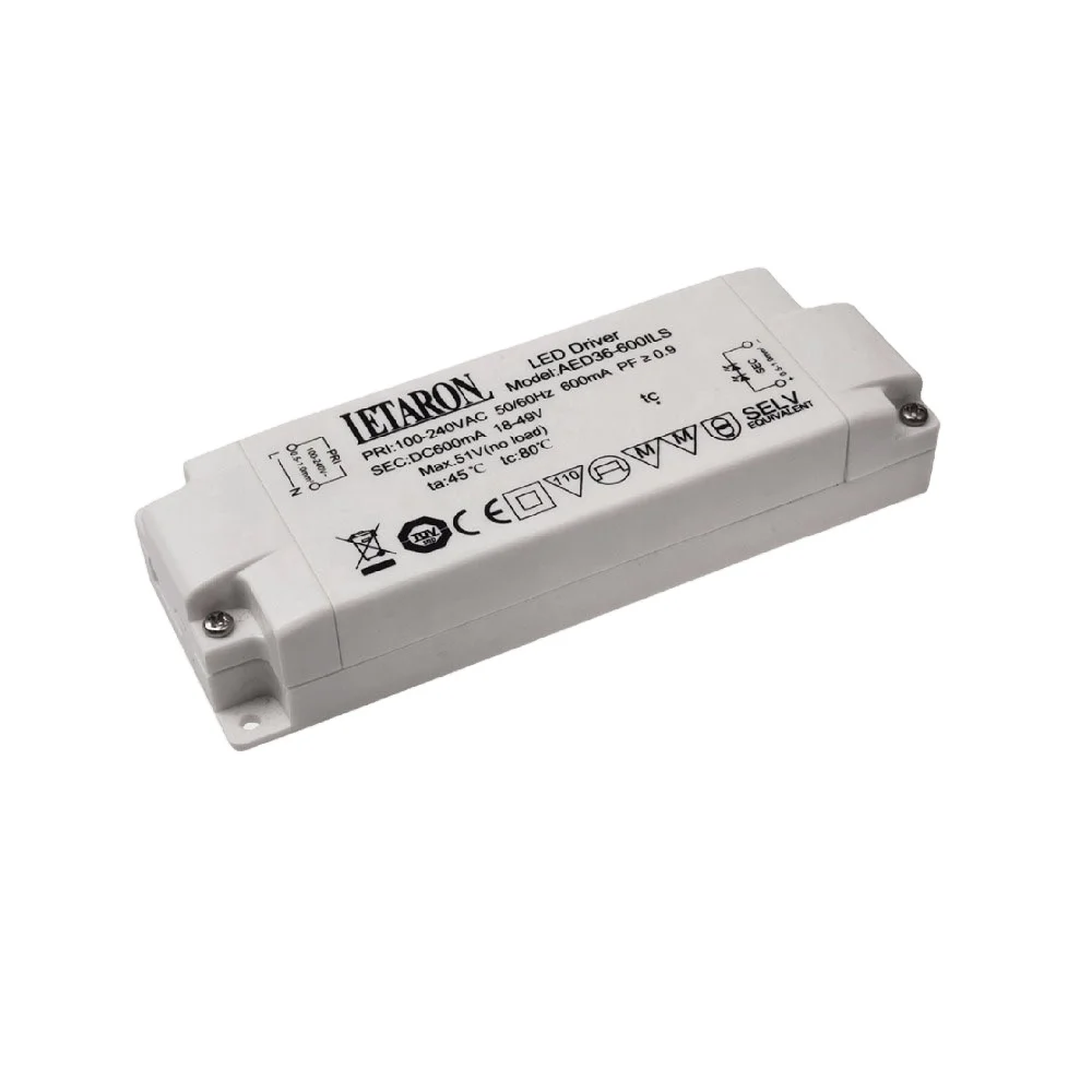 36w LETARON 100-240V AC to 12V DC LED Driver with TUV CE CUL SAA CCC