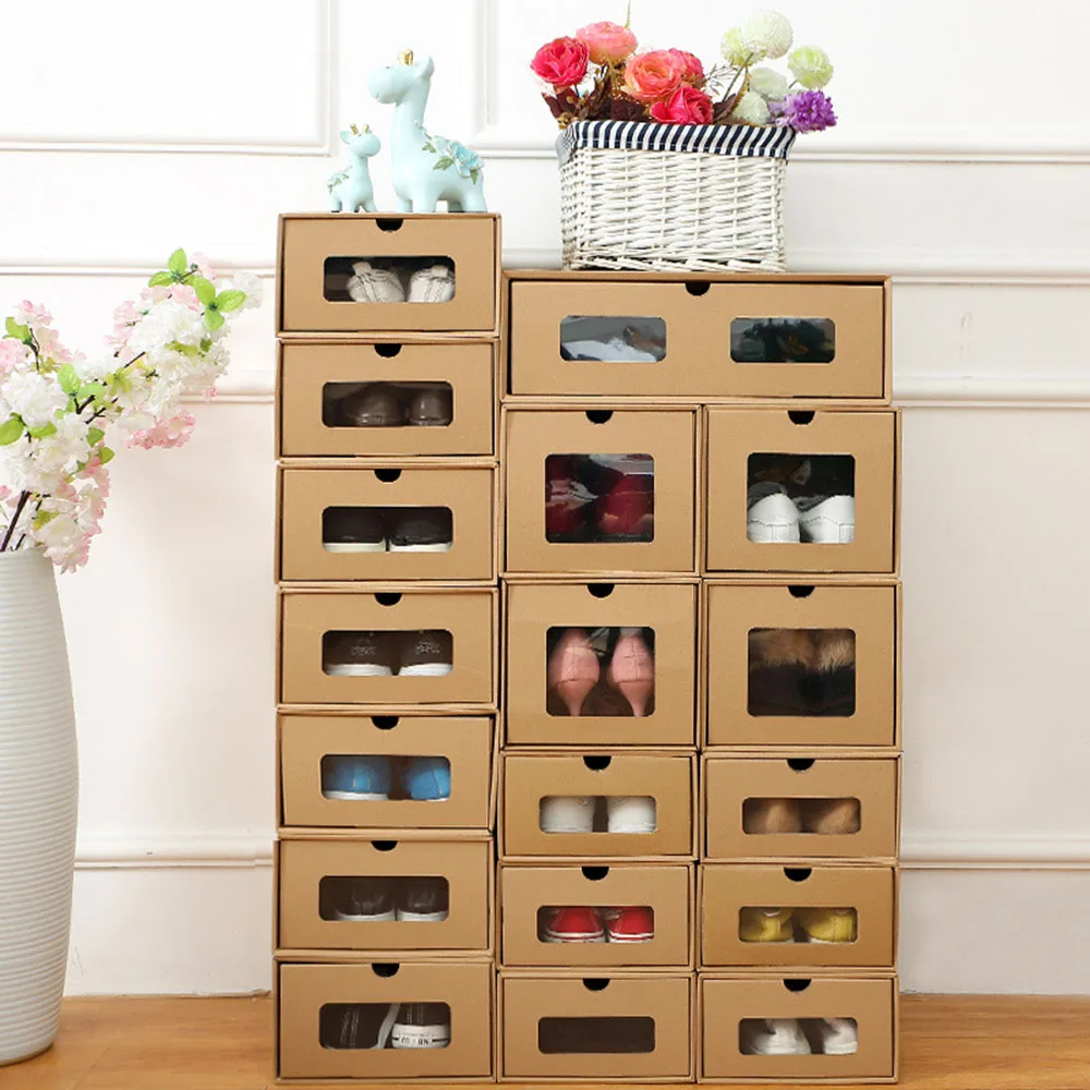 Пользовательский ящик для обуви картонная коробка хранения