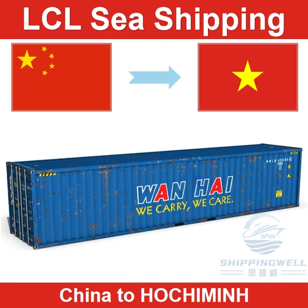Cheap DDP Sea Freight Shipping LCL From Shenzhen Guangzhou China to HOCHIMINH Vietnam by Door to Door and Customs Clearance