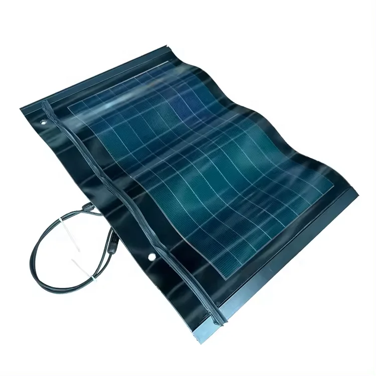 Wholesale 30W Solar Panels Thin Film Black Red Green Curve Tiles CIGS Silicon Material for Solar Power System & Roof
