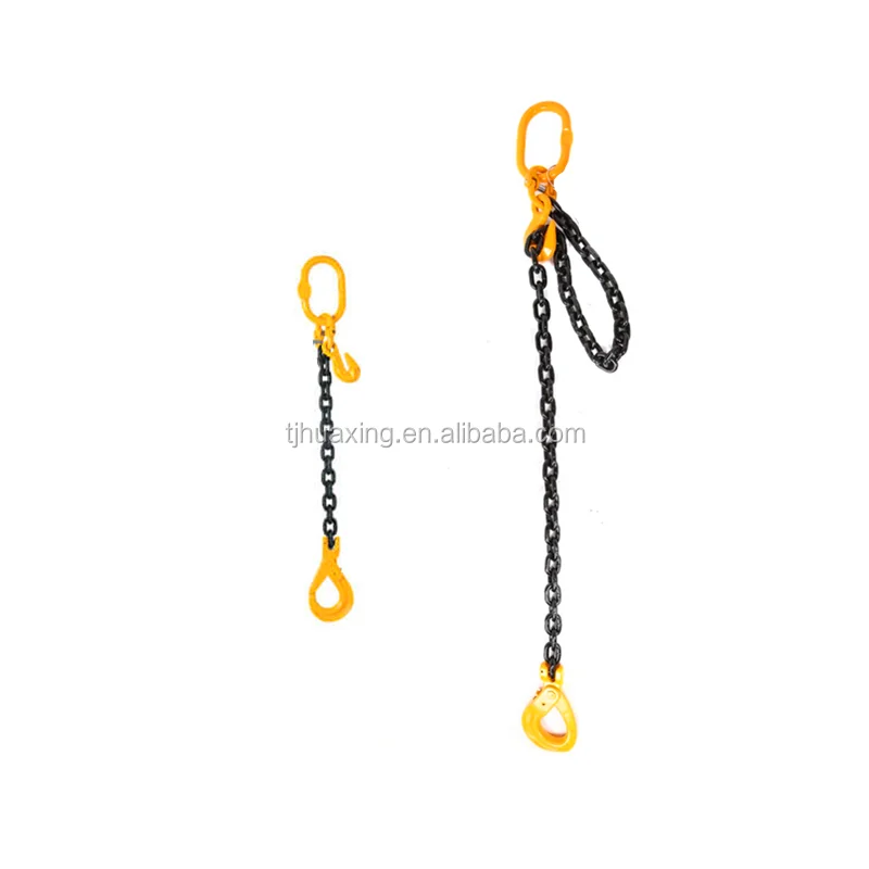 Alloy Steel Four Legs Lifting Chain sling With Clevis Hook
